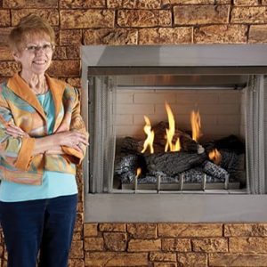 White Mountain Hearth | Outdoor Traditional Premium Fireplace 42"